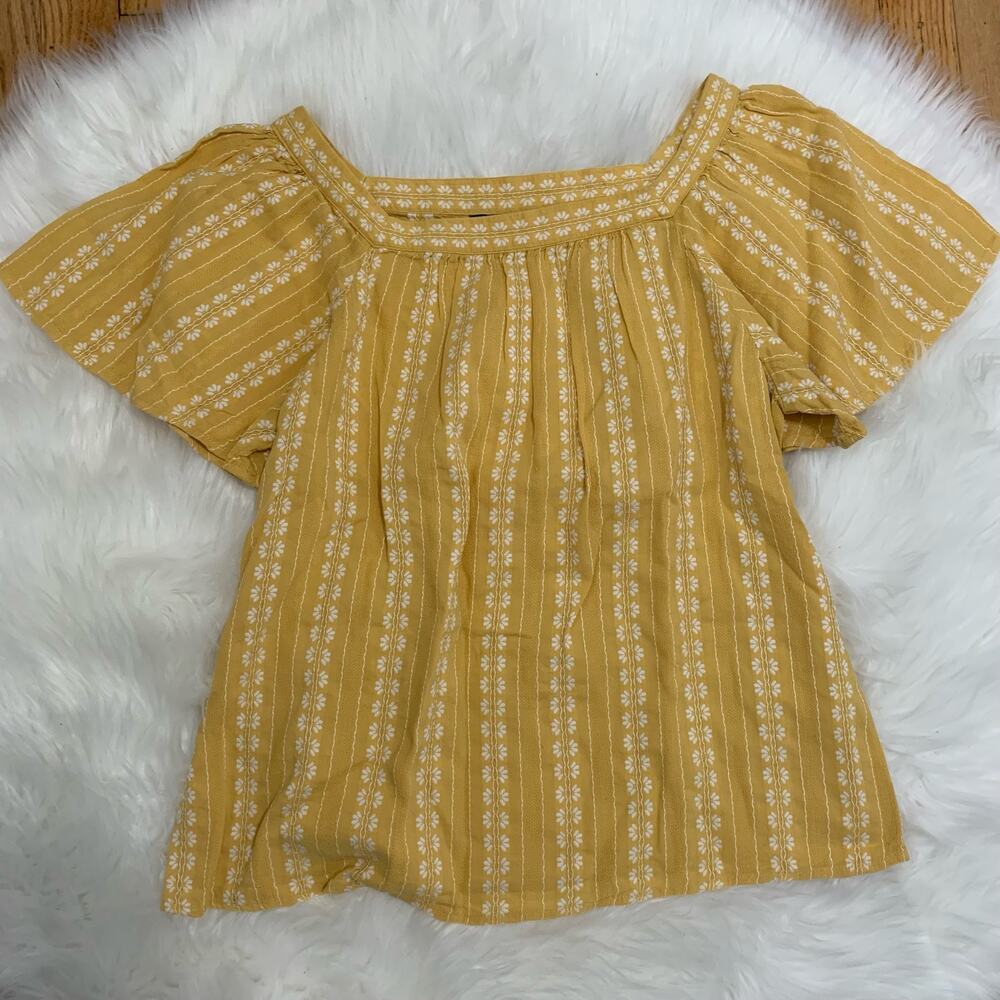 Banana Republic Factory yellow striped top